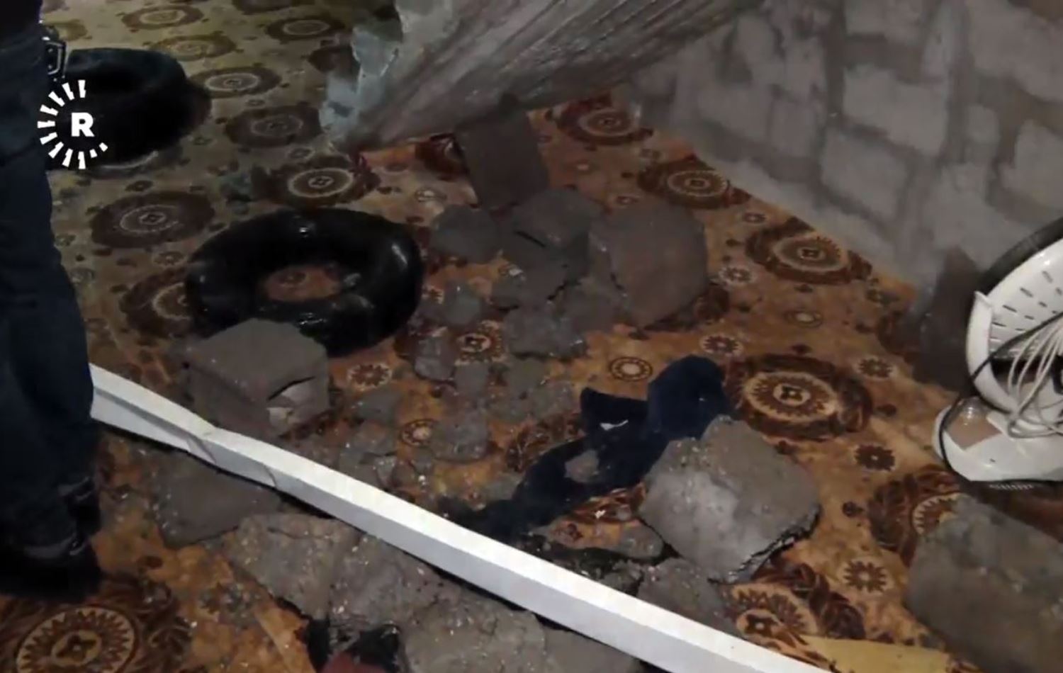 رەشەبا بووە هۆی رووخانی سەقفی خانوویەک لە سنووری خەبات و سێ منداڵ بریندار بوون