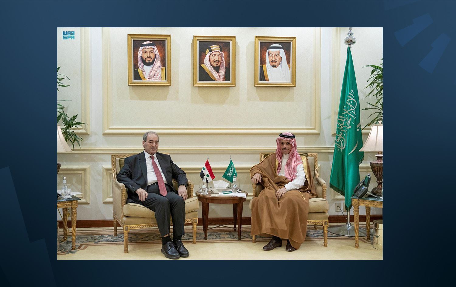 Siûdiye û Sûriyê daxuyaniya hevbeş dan: Divê ti milîsên çekdar li Sûriyê nemînin