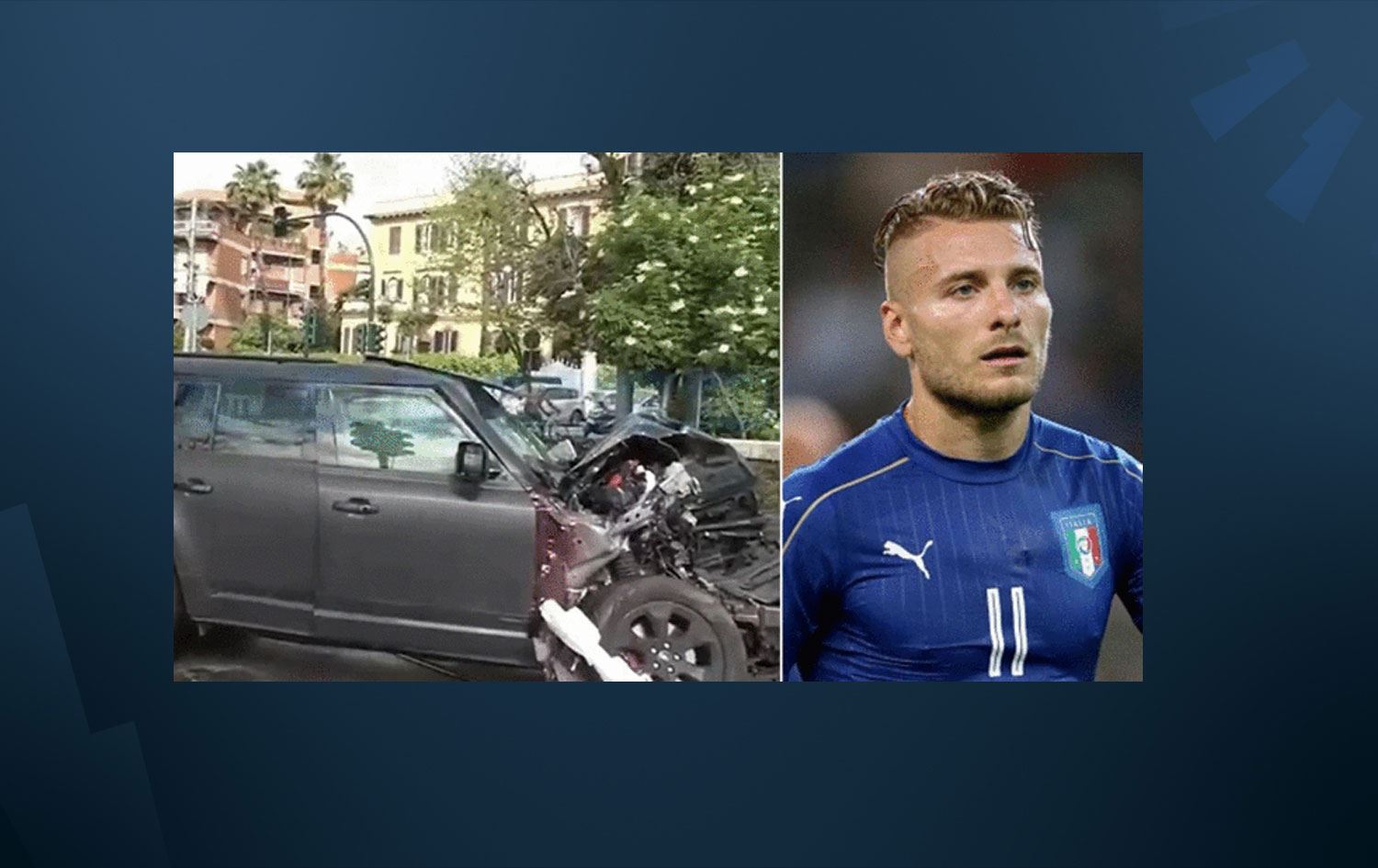 Ünlü futbolcunun kullandığı araç tramvay ile çarpıştı