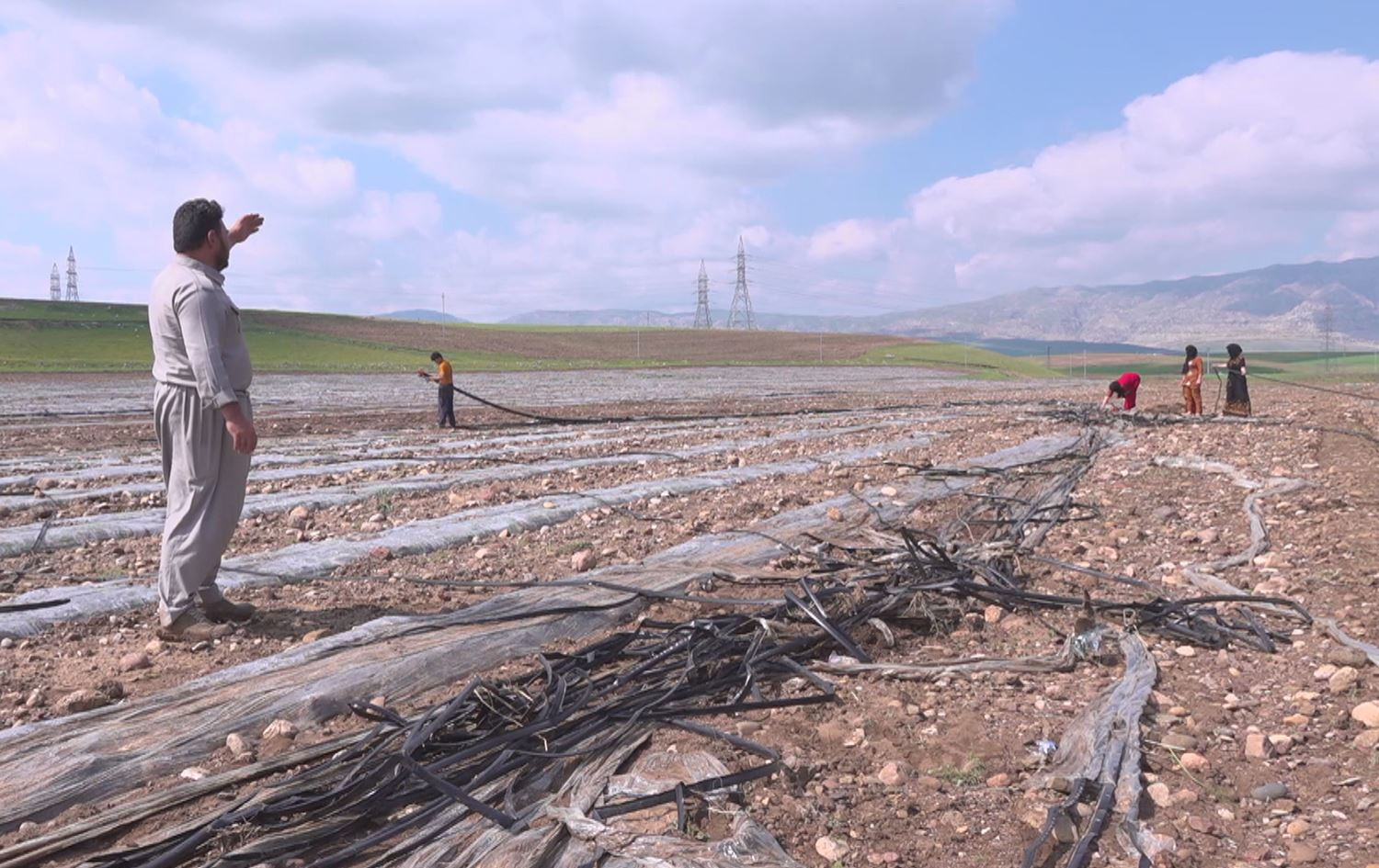 Li Akrê lehiyê ziyaneke mezin li pey xwe hişt: Cotkar daxwaza qerebûkirinê dikin