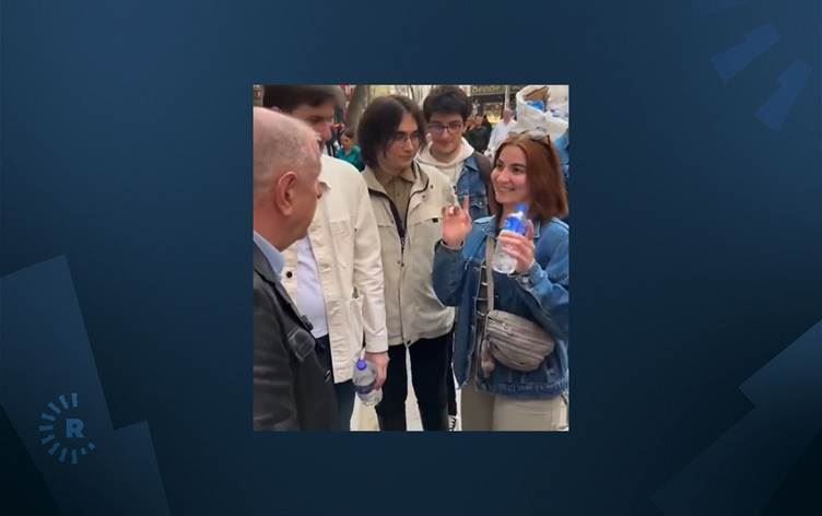 Keça ji Amedê di rûyê Umît Ozdag de sekinî: Ez dibêjim HDP