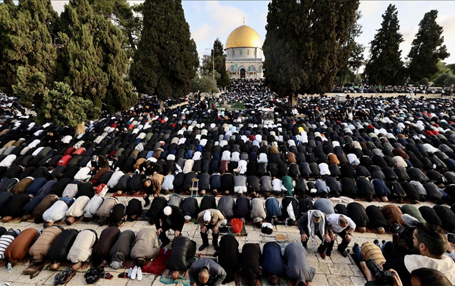 الأوقاف الاسلامية في القدس: 120 ألفا أدّوا صلاة العيد بالأقصى