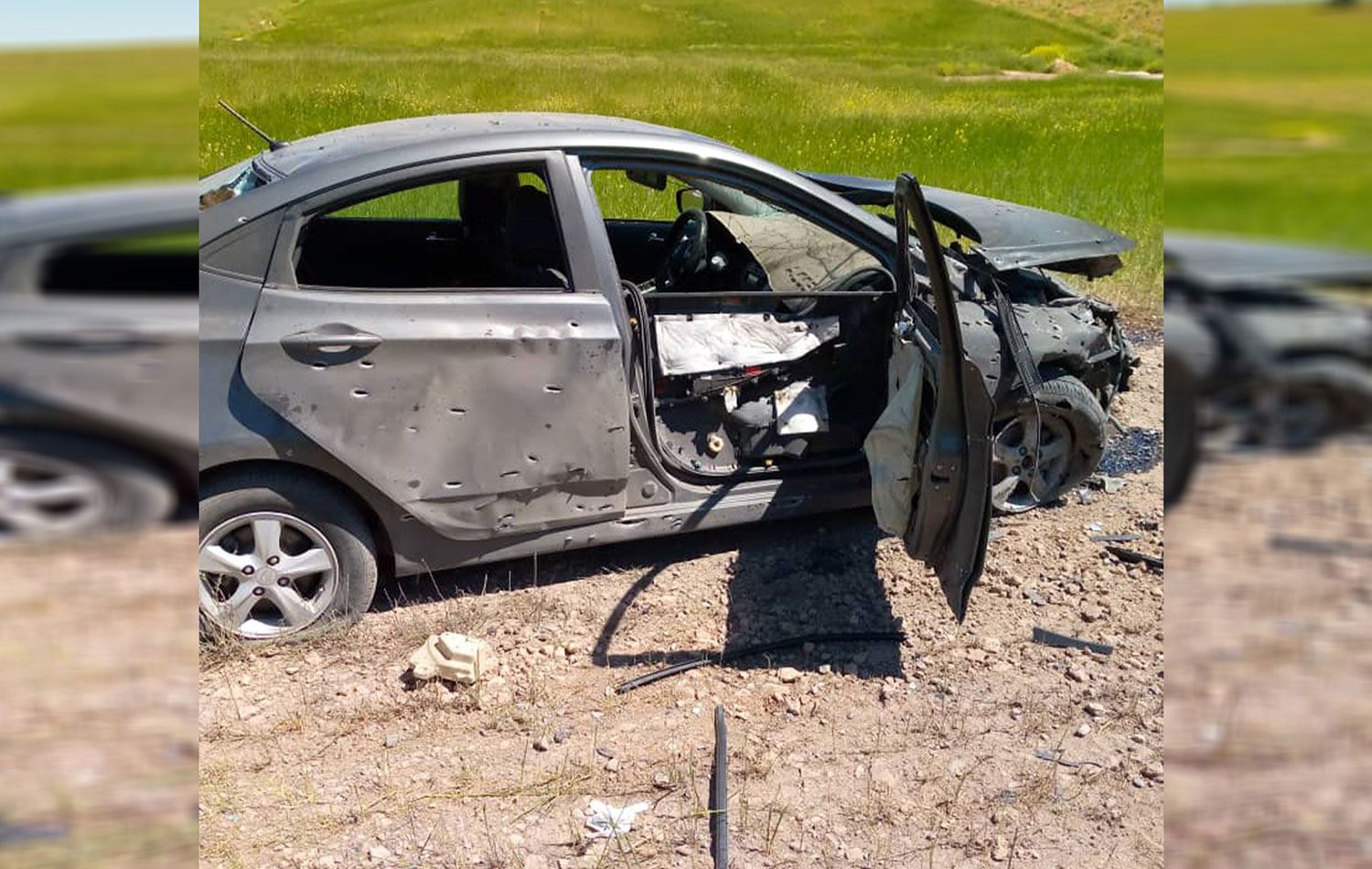 Kobani’de bir araca SİHA ile saldırı düzenlendi