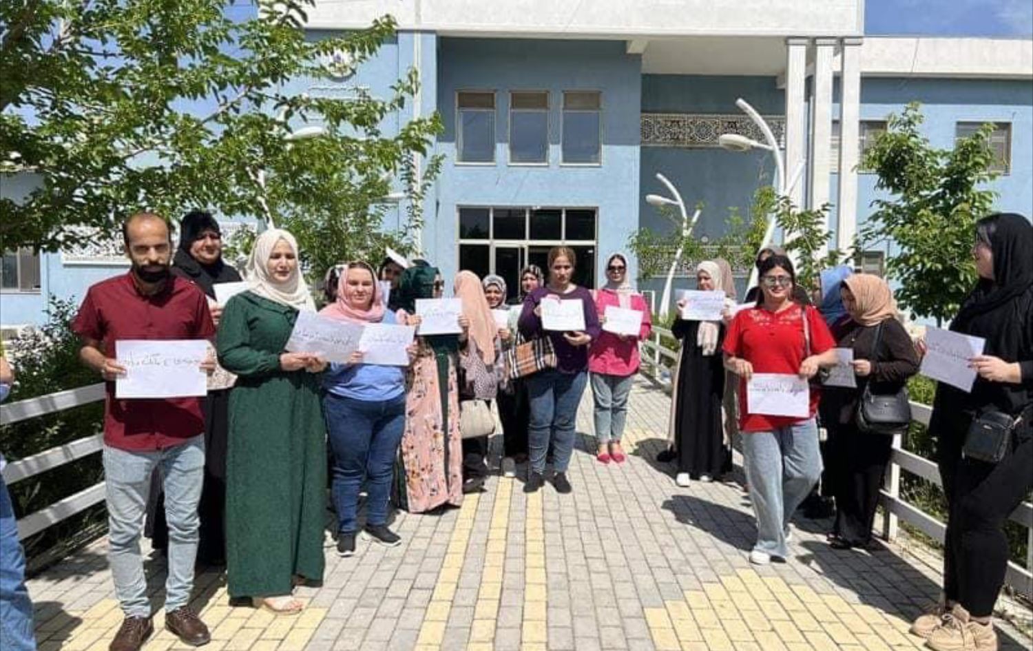 فەرمانبەرانی گرێبەستی فەرمانگەیەکی سلێمانی بایکۆتی دەوام رادەگەیێنن