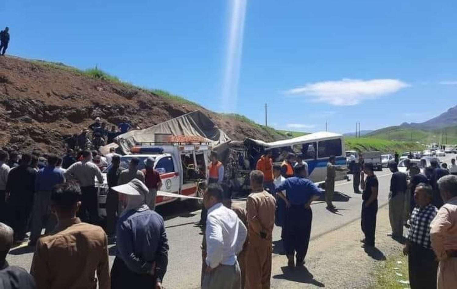 لە رووداوێکی هاتووچۆدا لە پارێزگای سنە شەش کەس گیانیان لەدەستدا