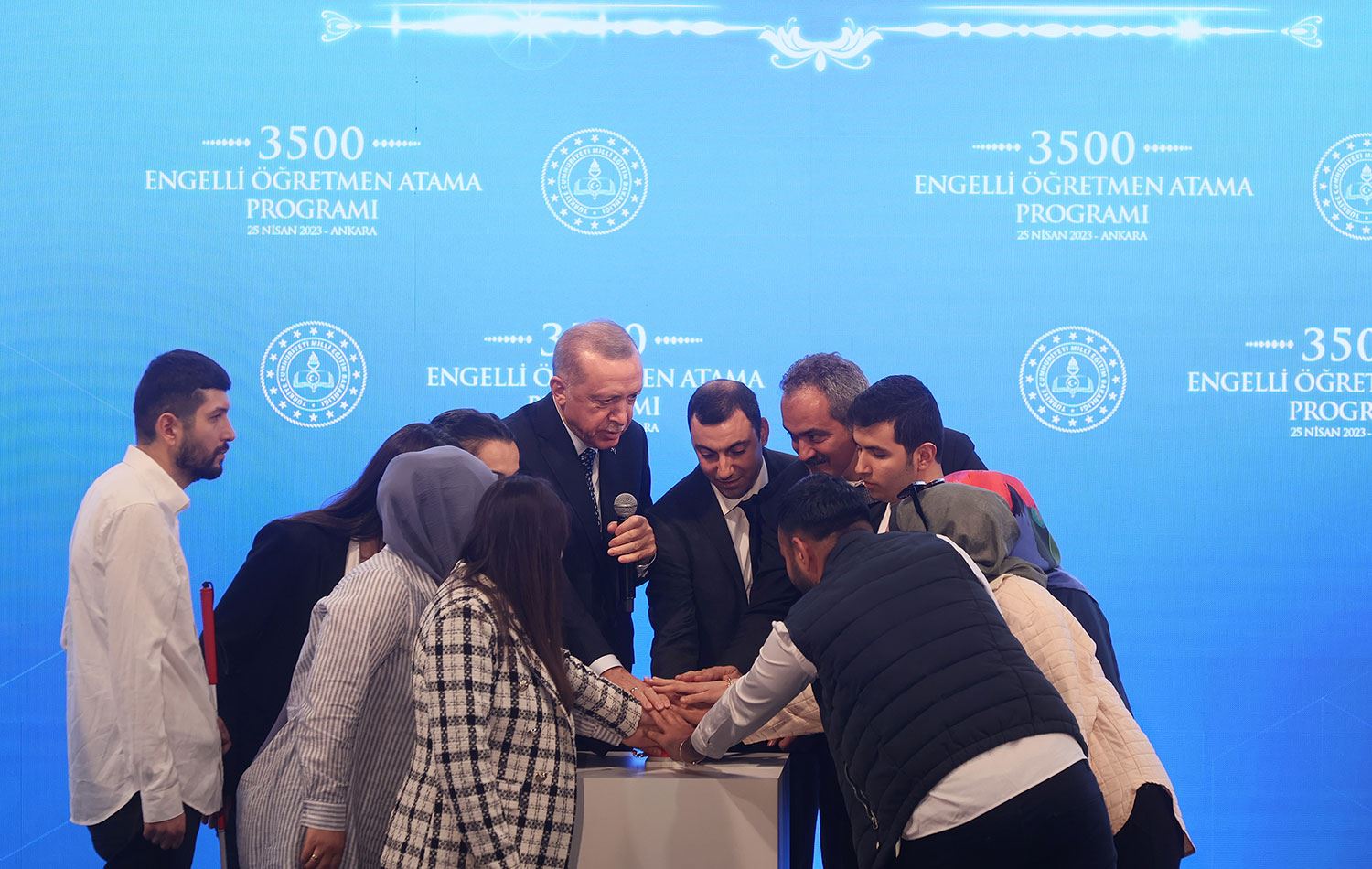 Erdoğan açıkladı: Başvuran bütün engelli öğretmenler atandı