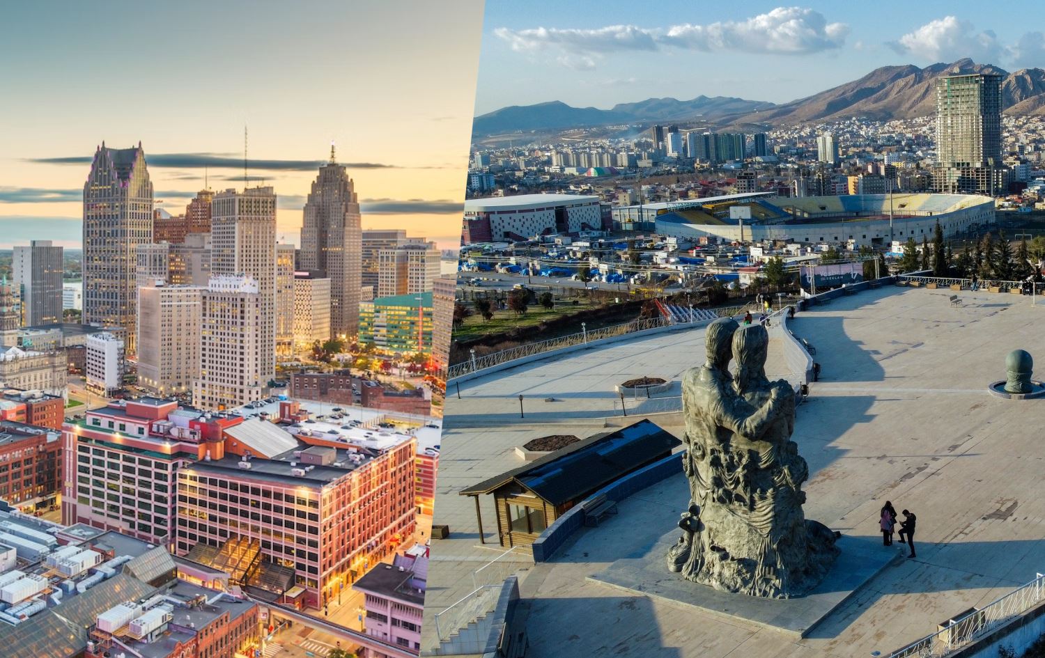 Detroit a Amerîkayê û Duhok dibine destexwişk