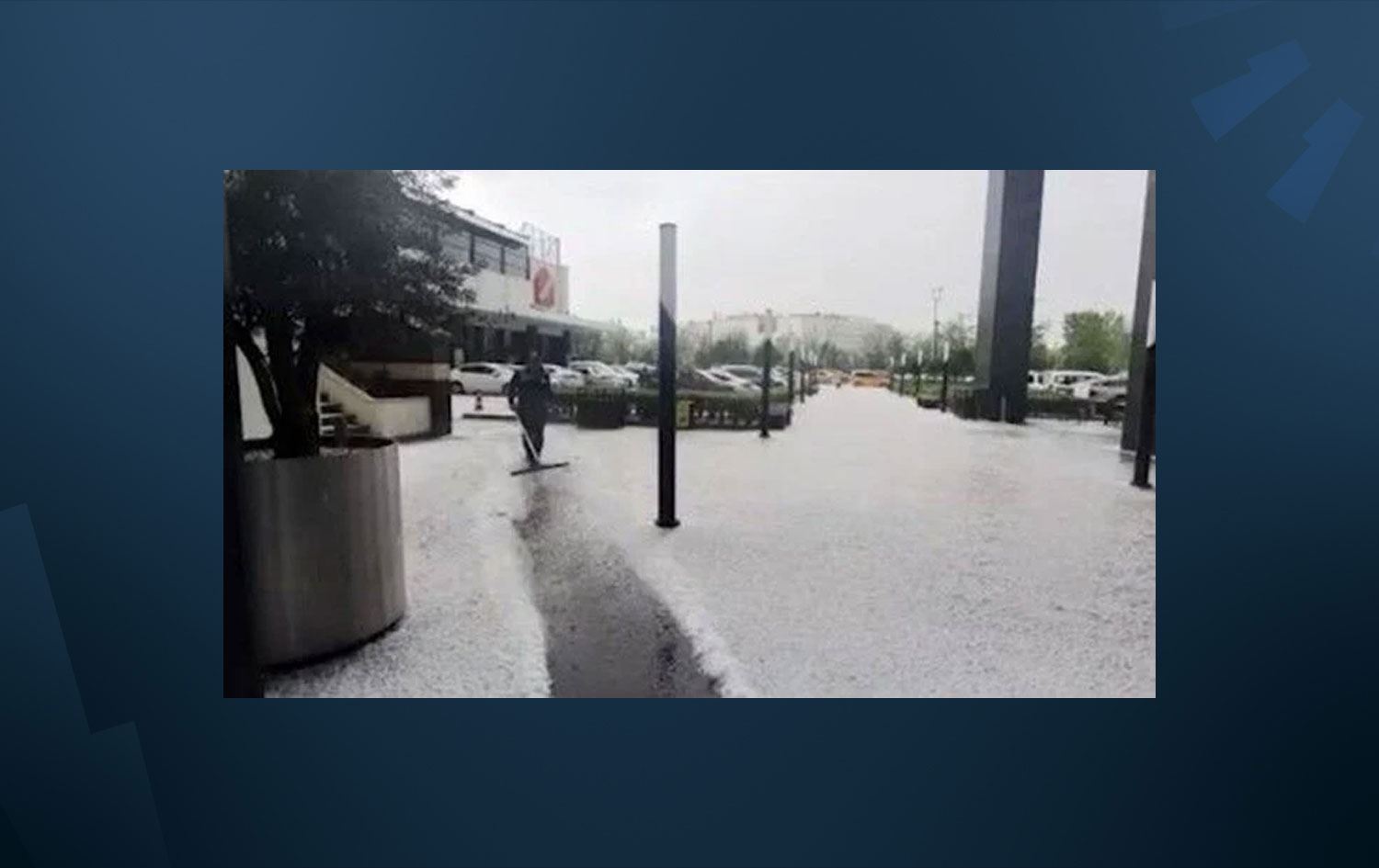 Dolu etkili oldu, Diyarbakır beyaza büründü!