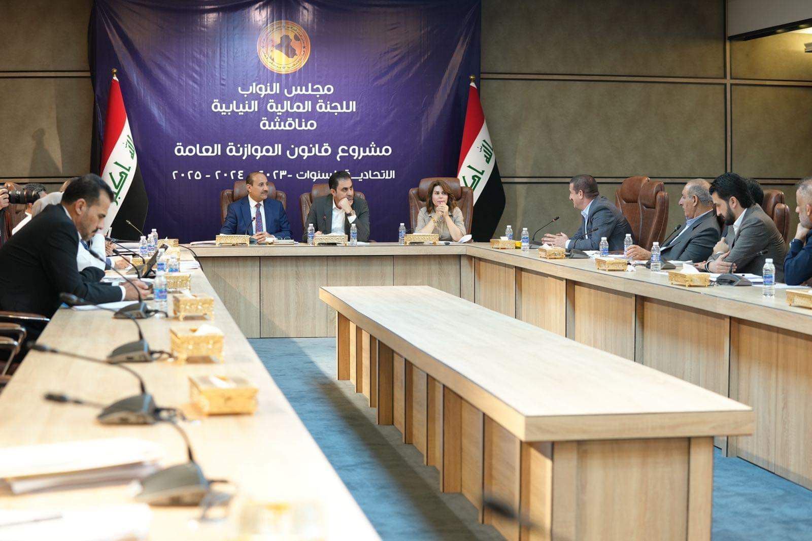 لیژنەی دارایی پەرلەمانی عێراق میوانداریی وەزیرانی کارەبا و کشتوکاڵ دەکات