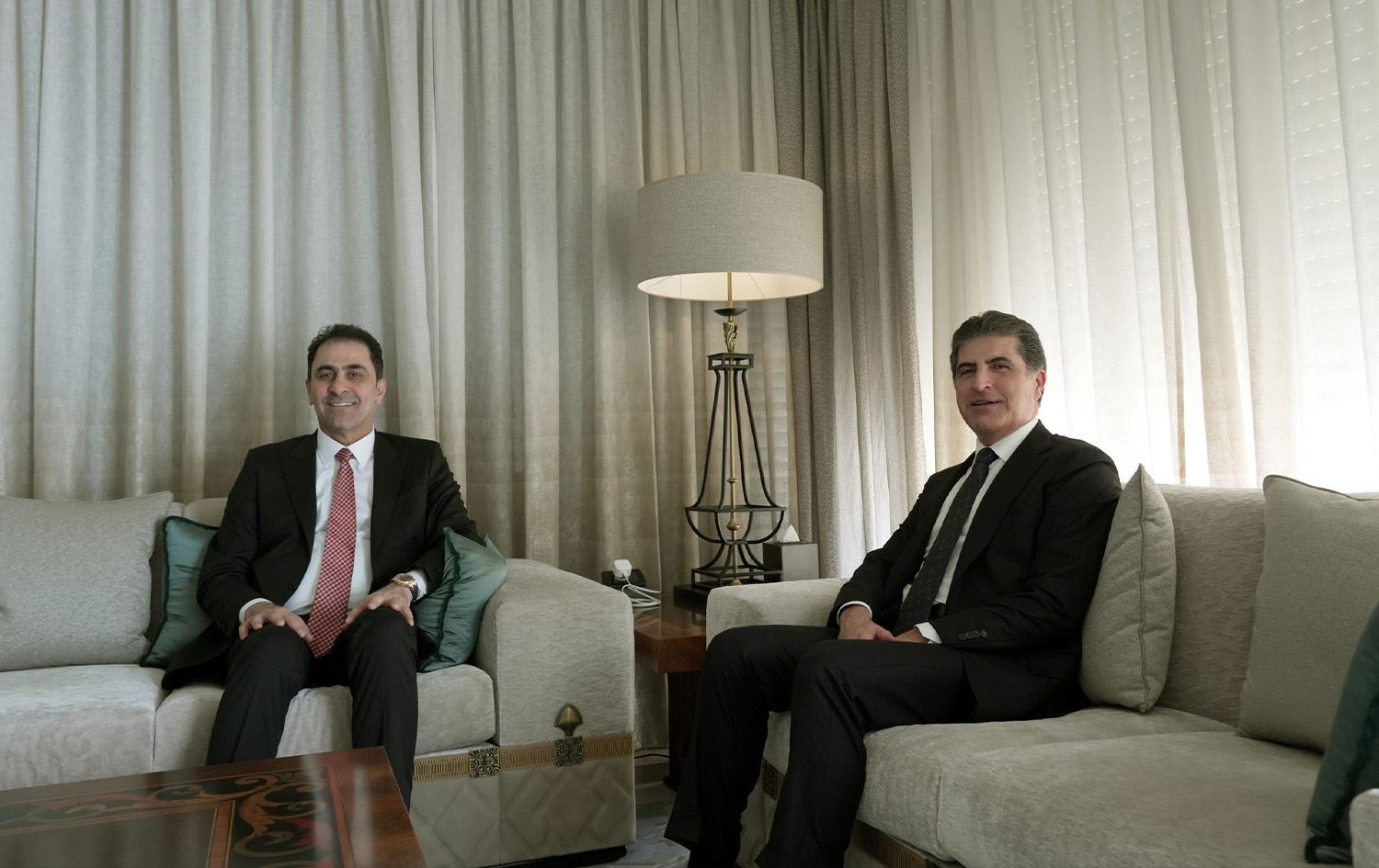 Neçirvan Barzani, Muhsin Mendelawi’yi kabul etti