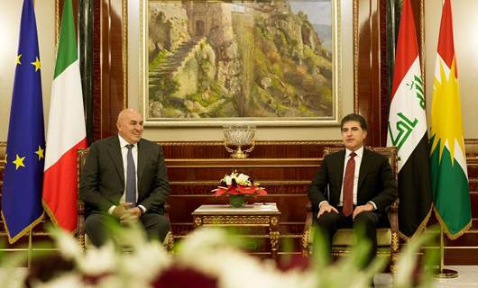 Başkan Neçirvan Barzani, İtalya Savunma Bakanı Crosetto ile görüştü