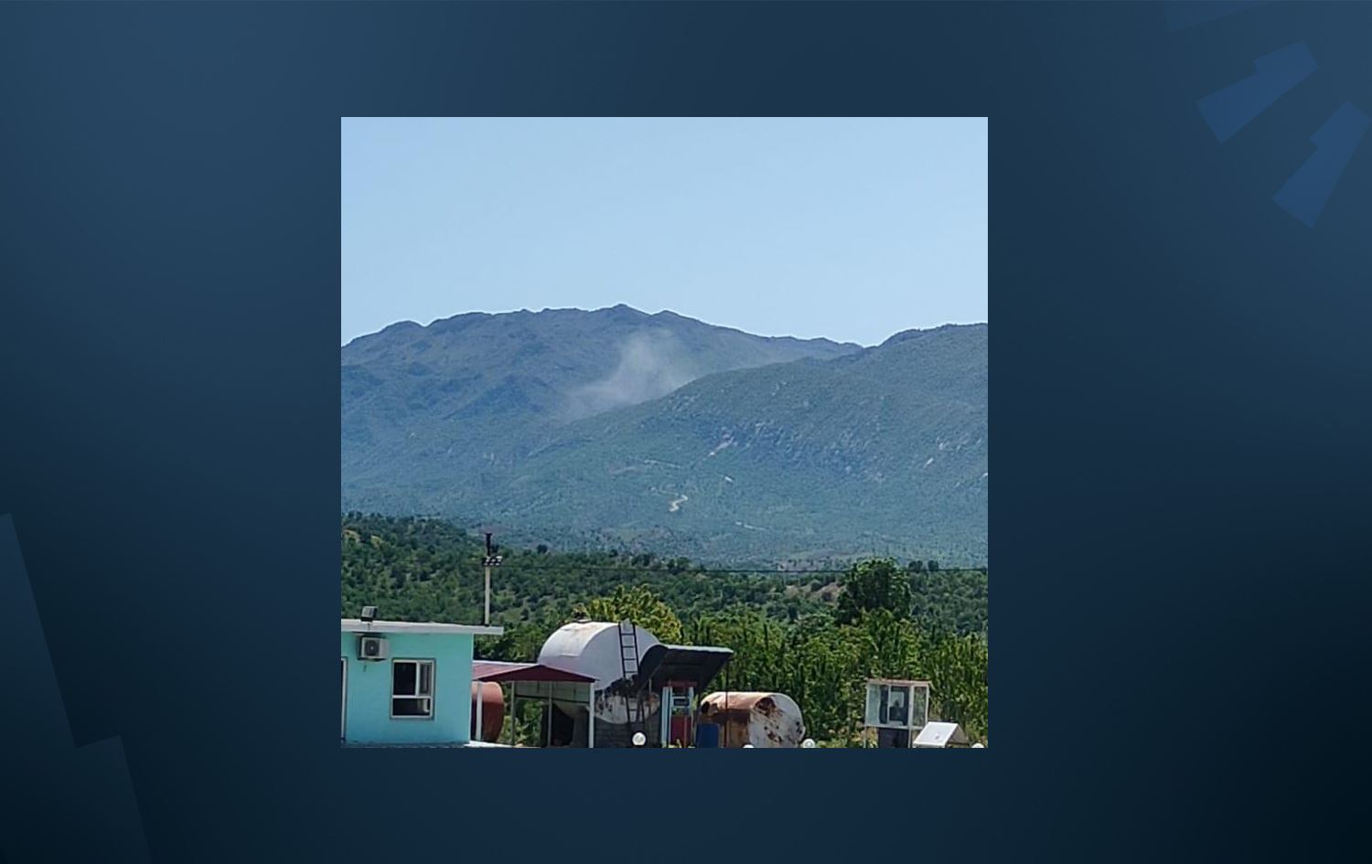 فڕۆکەکانی تورکیا زنجیرە چیای مەتین لە سنووری ئامێدی بۆردوومان دەکەن