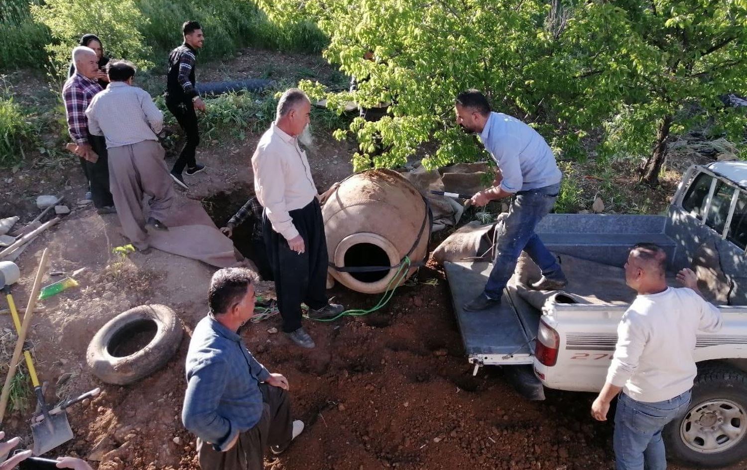 کوپەیەکی سەردەمی ساسانییەکان لە شارباژێڕ دۆزرایەوە