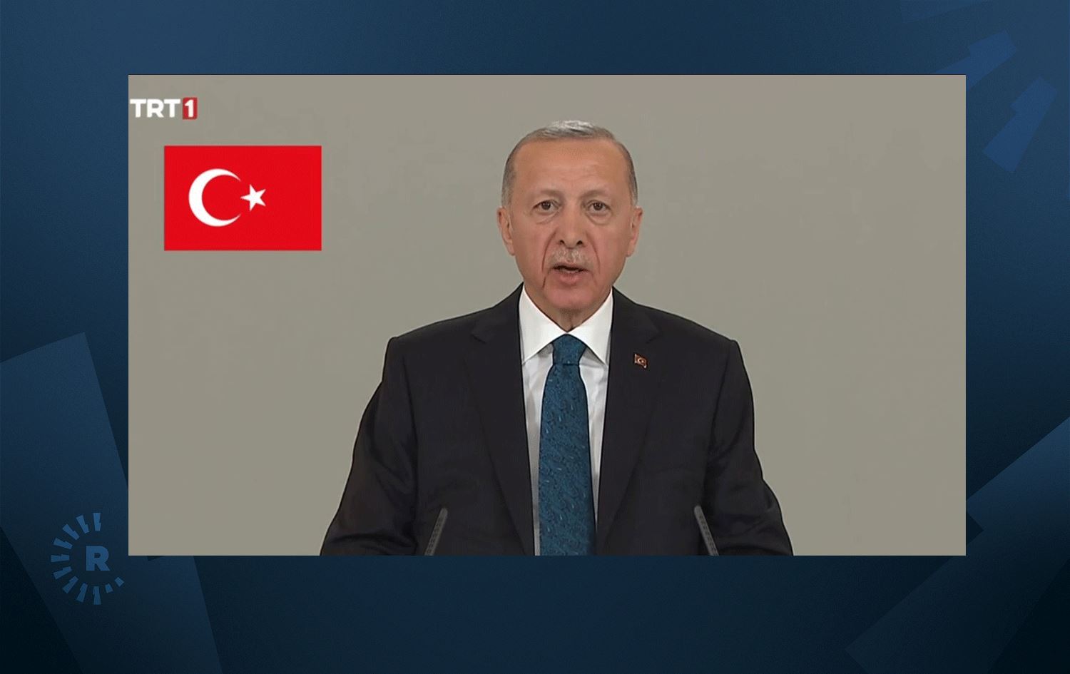 Erdoğan TRT'de propaganda konuşması yaptı