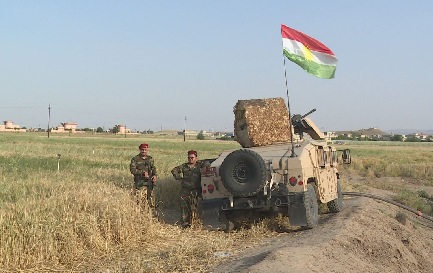 هێزێکی پێشمەرگە چوونەتە گوندی کەپران لە سنووری گوێڕ و دڵنیایی بە خەڵک دەدەن