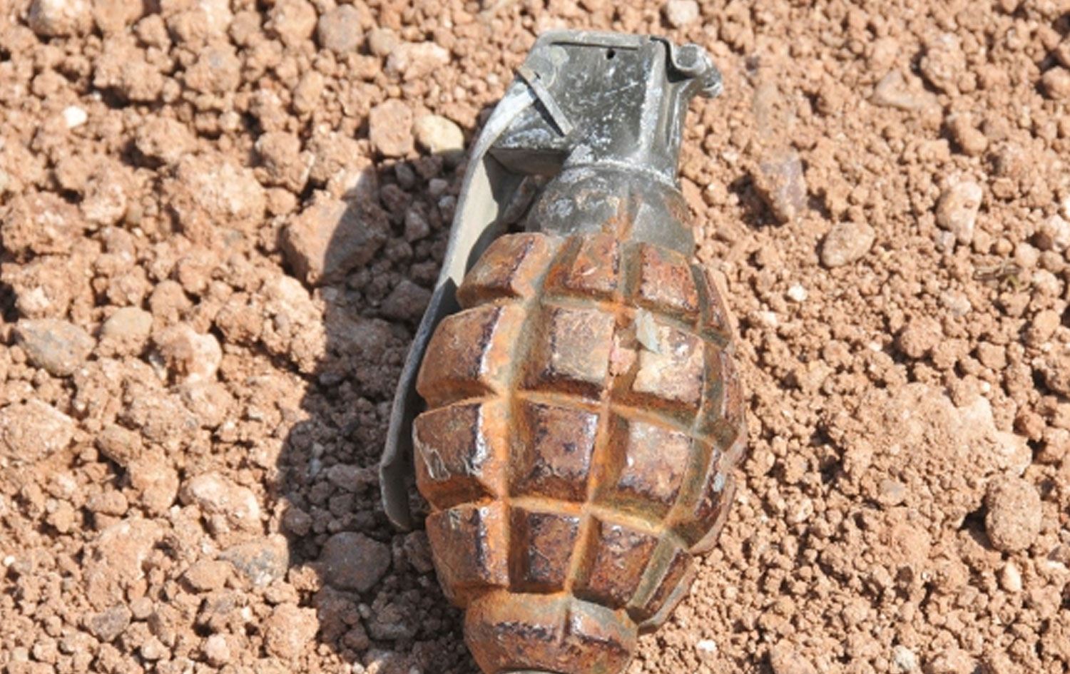 URFA - Tadilat yapılan evin bahçesinde iki el bombası bulundu