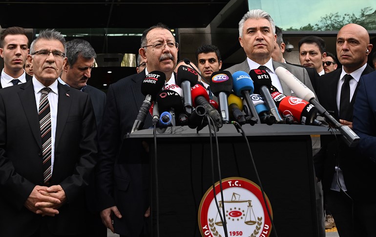 ئەحمەد یەنەر، سەرۆکی دەستەی باڵای هەڵبژاردنەکانی تورکیا. وێنە: AA