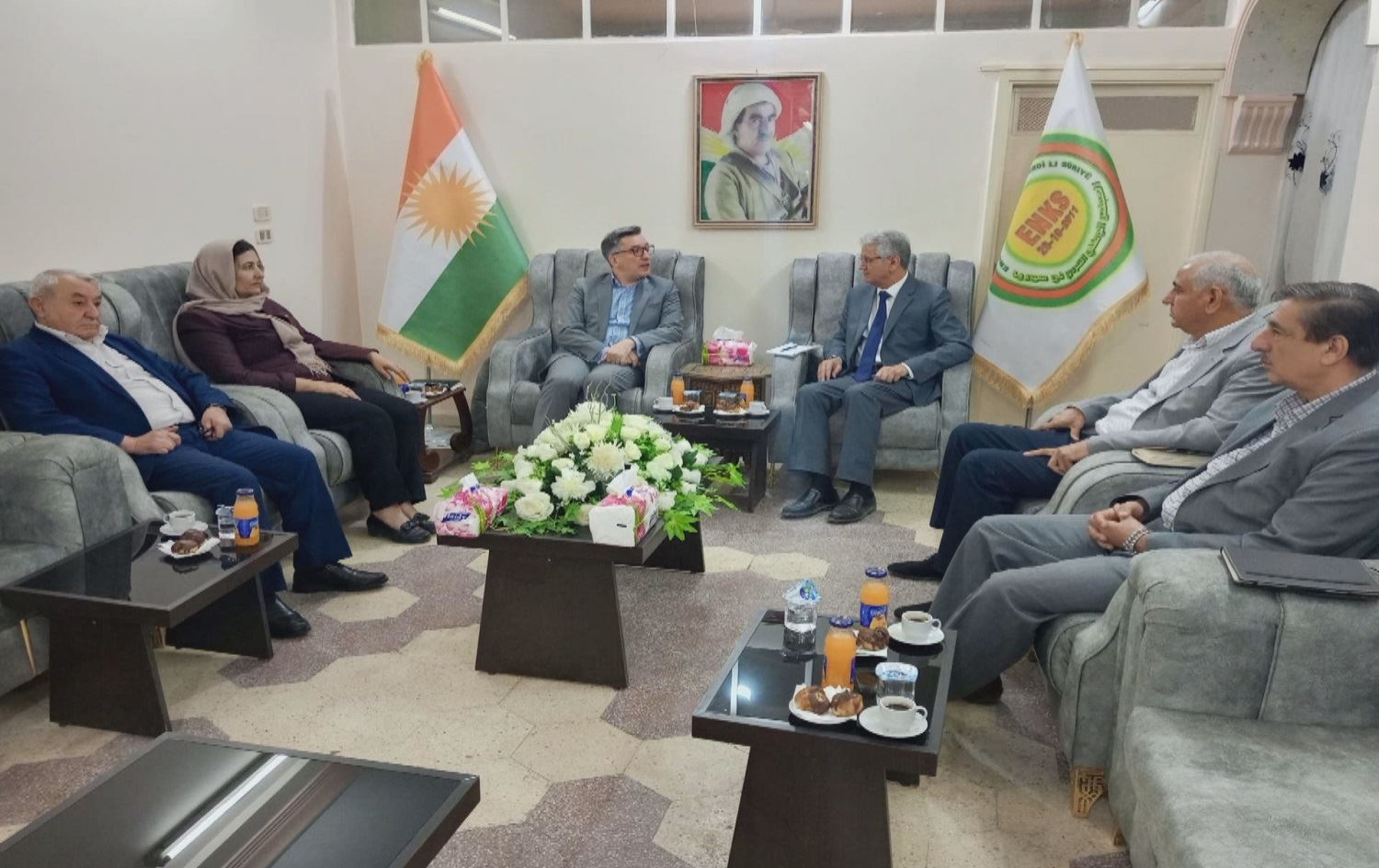 Li Qamişlo şanda Amerîkayê bi ENKSê re civiya