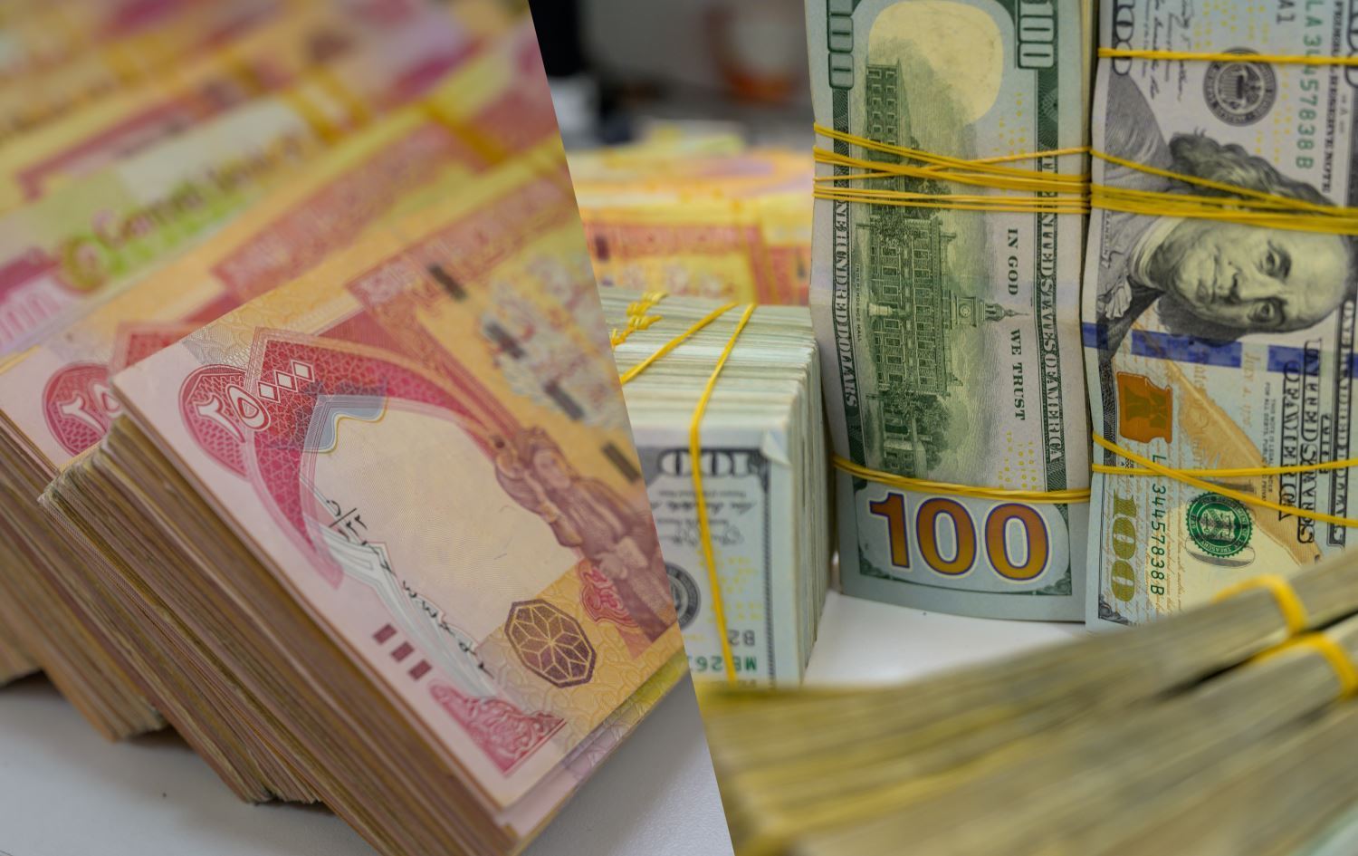 بانکی ناوەندی 272 ملیۆن دۆلاری خستە بازاڕەوە؛ بەهای دینار بەزربووەوە