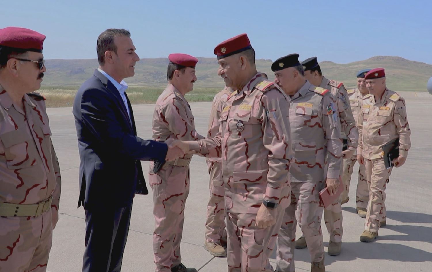 شاندێکی سوپای عێراق سەردانی سلێمانی کرد