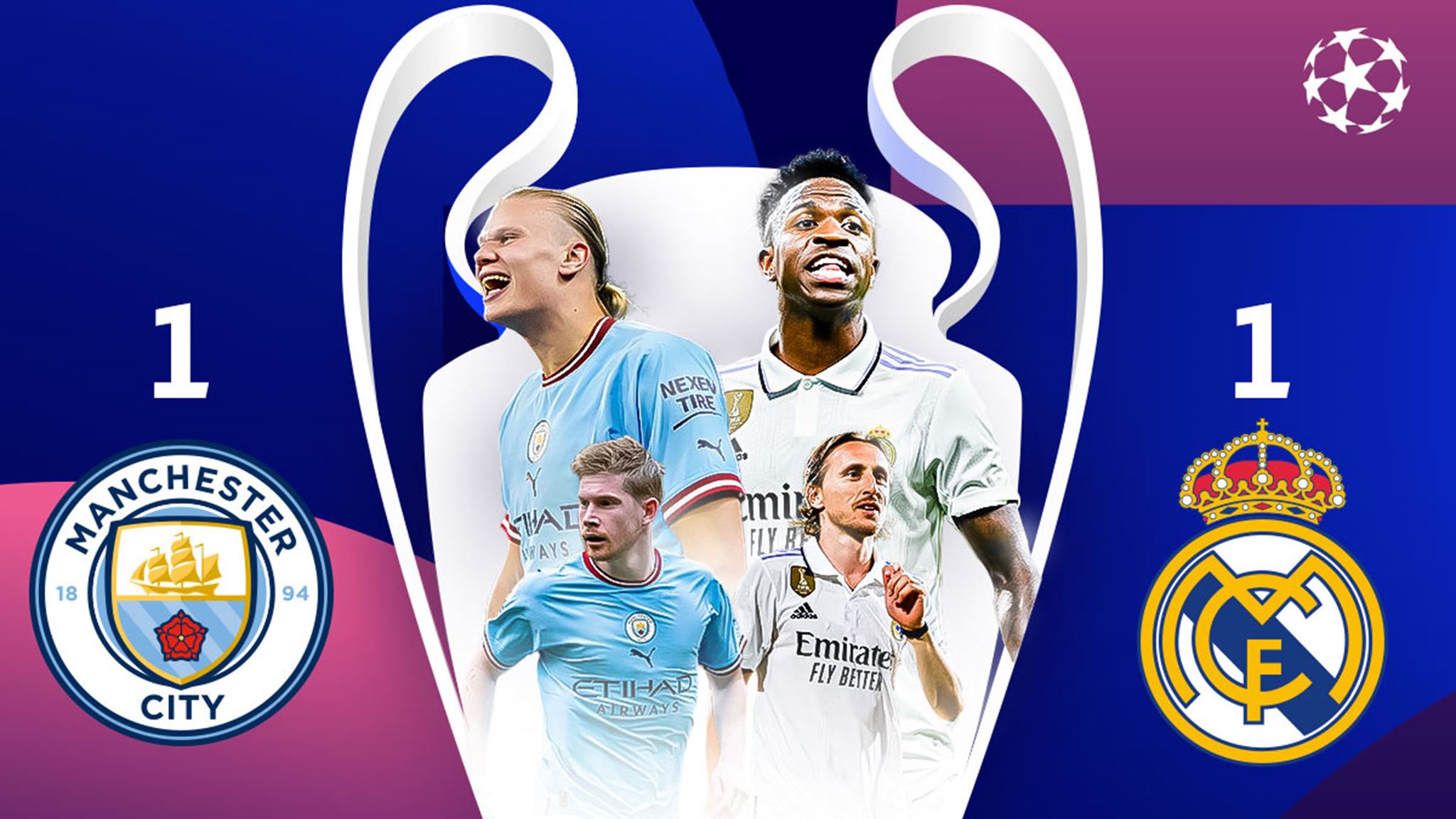 چەکی مان سیتی و ریال مەدرید بۆ گەیشتن بە یاریی کۆتایی چامپیۆنزلیگ