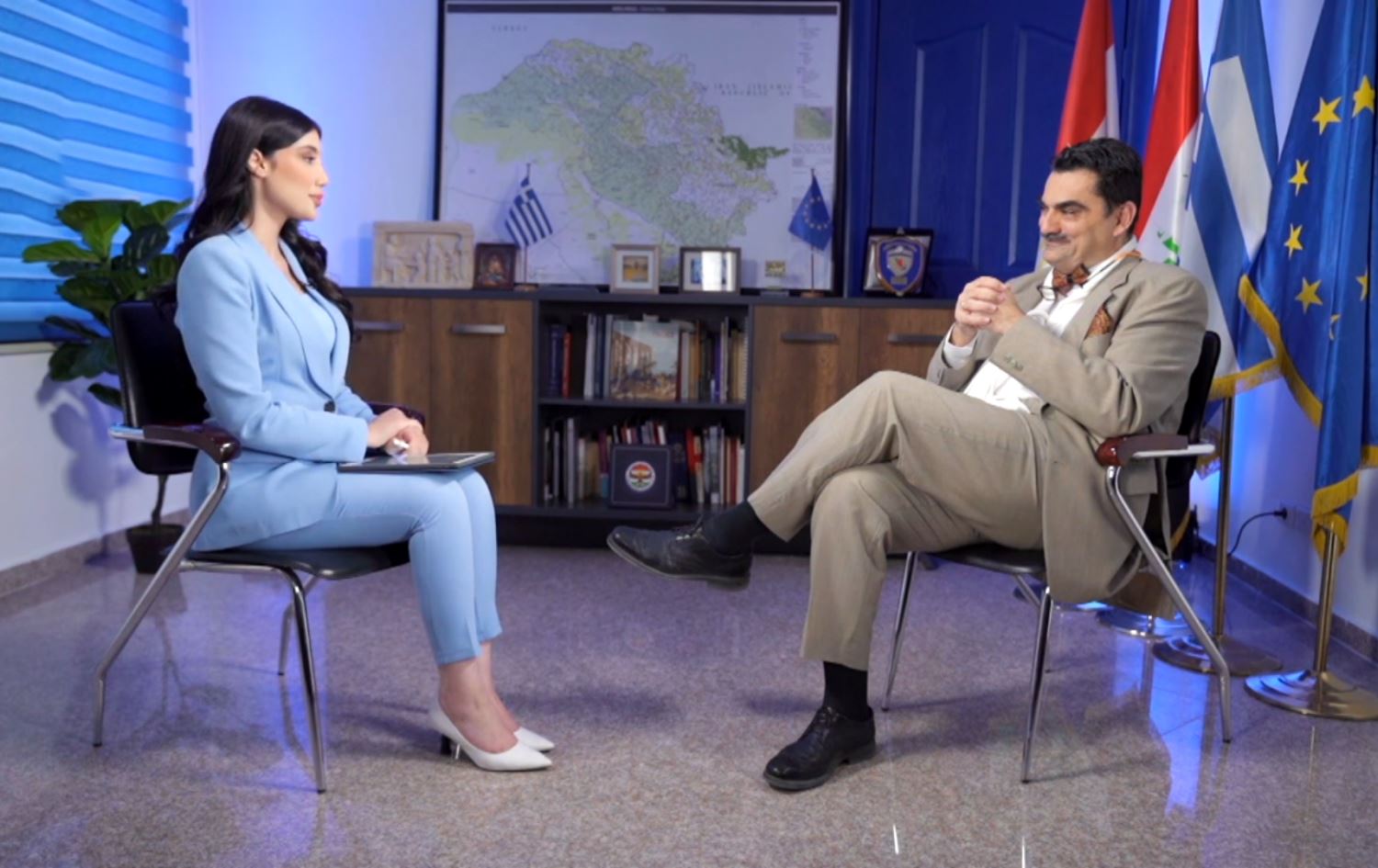 کۆنسوڵی یۆنان لە هەولێر: هیوادارم هەرێمی کوردستان هەر پشت بە نەوت و گاز نەبەستێت