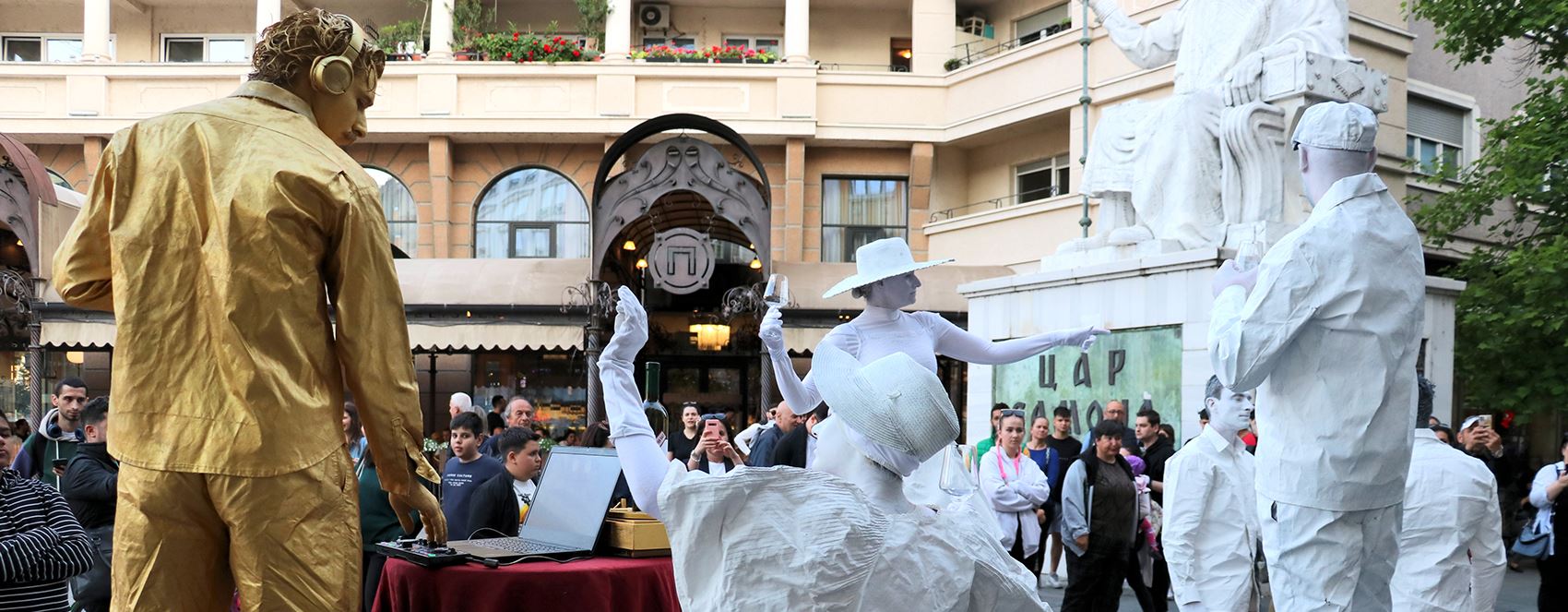 Kuzey Makedonya’da 7. "Statuafest" Canlı Heykel Festivali başladı