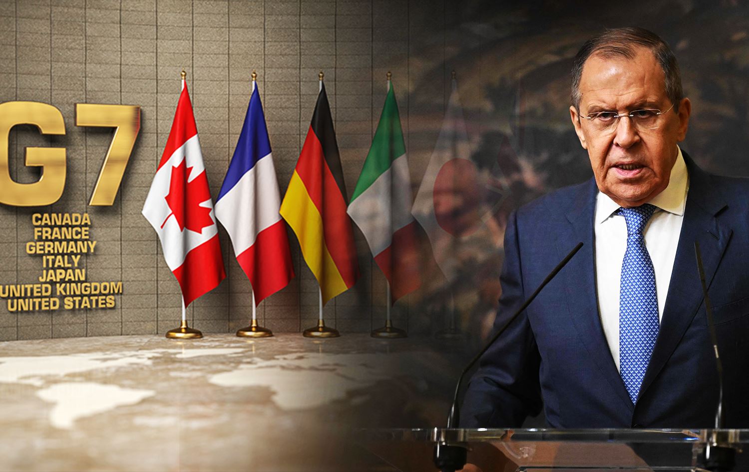 لاڤرۆڤ: G7 دەیەوێت دژایەتیی چین و رووسیا بکات