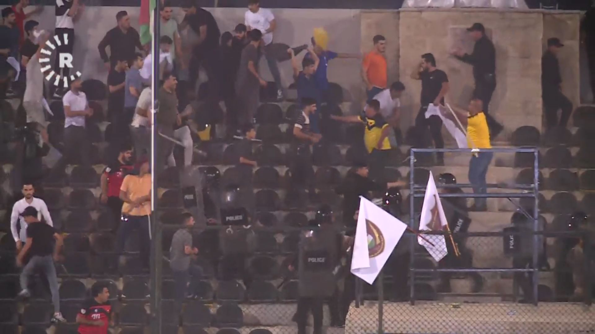 لە یاریی کۆتایی جامی کوردستان شەڕ دروستبوو و برینداری لێکەوتەوە