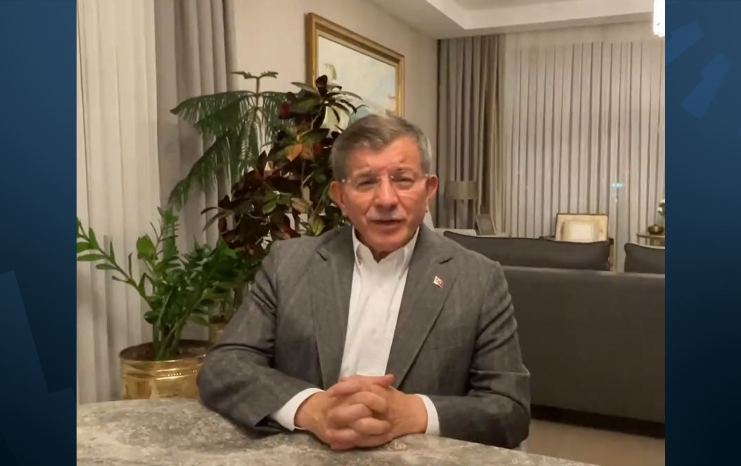 Davutoglu li ser banga çekhilgirtinê daxuyanî da