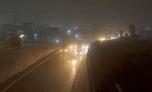 الحالة الجوية لمدينة كركوك ليلة أمس - الصورة/ رووداو