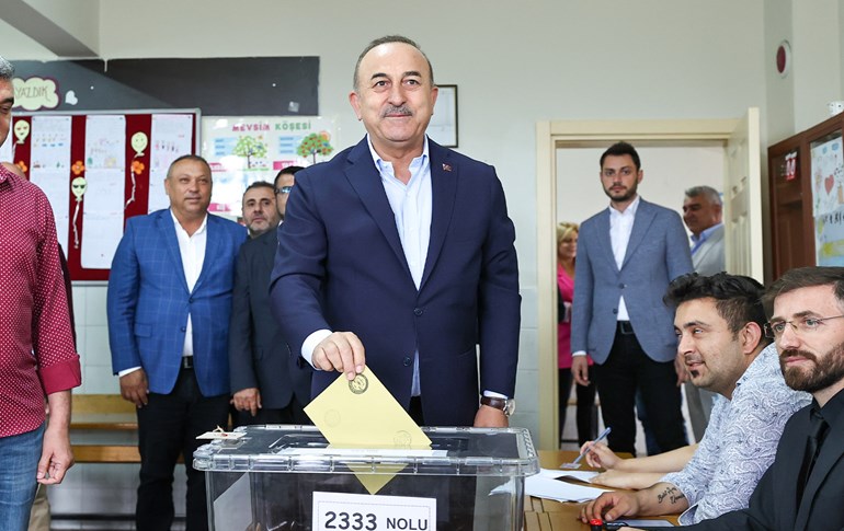 مەولوود چاوشئۆغڵو، وەزیری دەرەوەی تورکیا. وێنە: AA