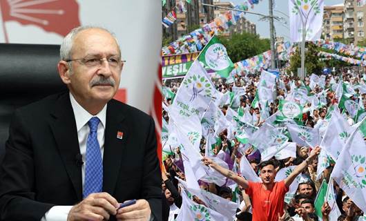Kemal Kiliçdaroglu û mîtîngeke hilbijartinan a HDPê û YSPê