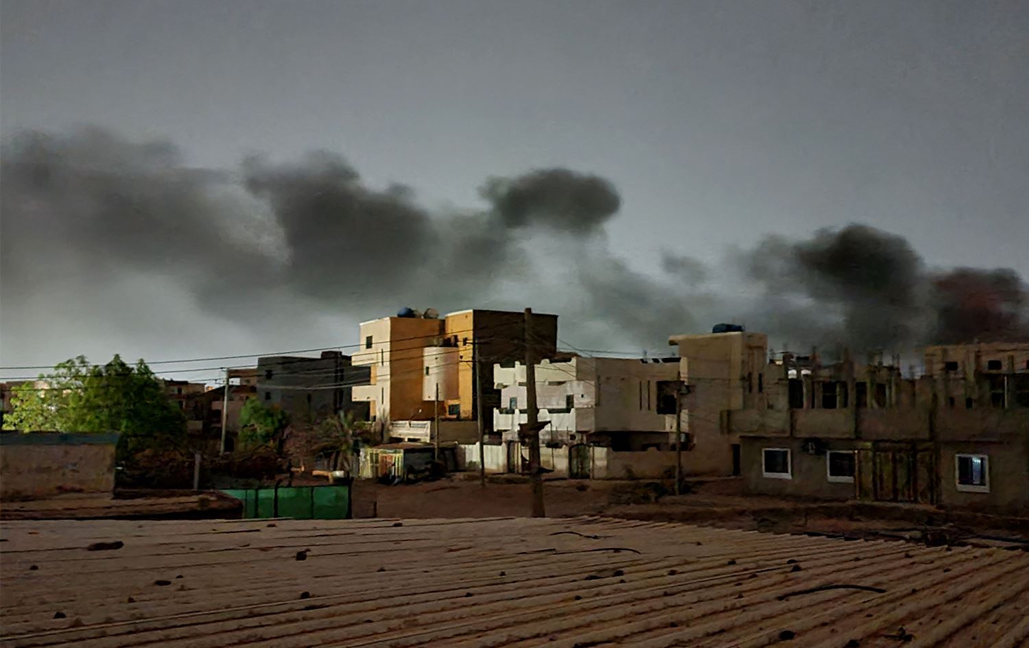 Bilindbûna dûkel bo esmanê bajarê Xertûmê. Wêne: AFP