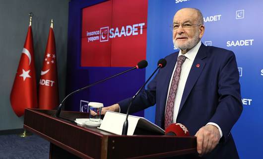Saadet Partisi Genel Başkanı Temel Karamollaoğlu Ankara'da basın toplantısı düzenledi / AA
