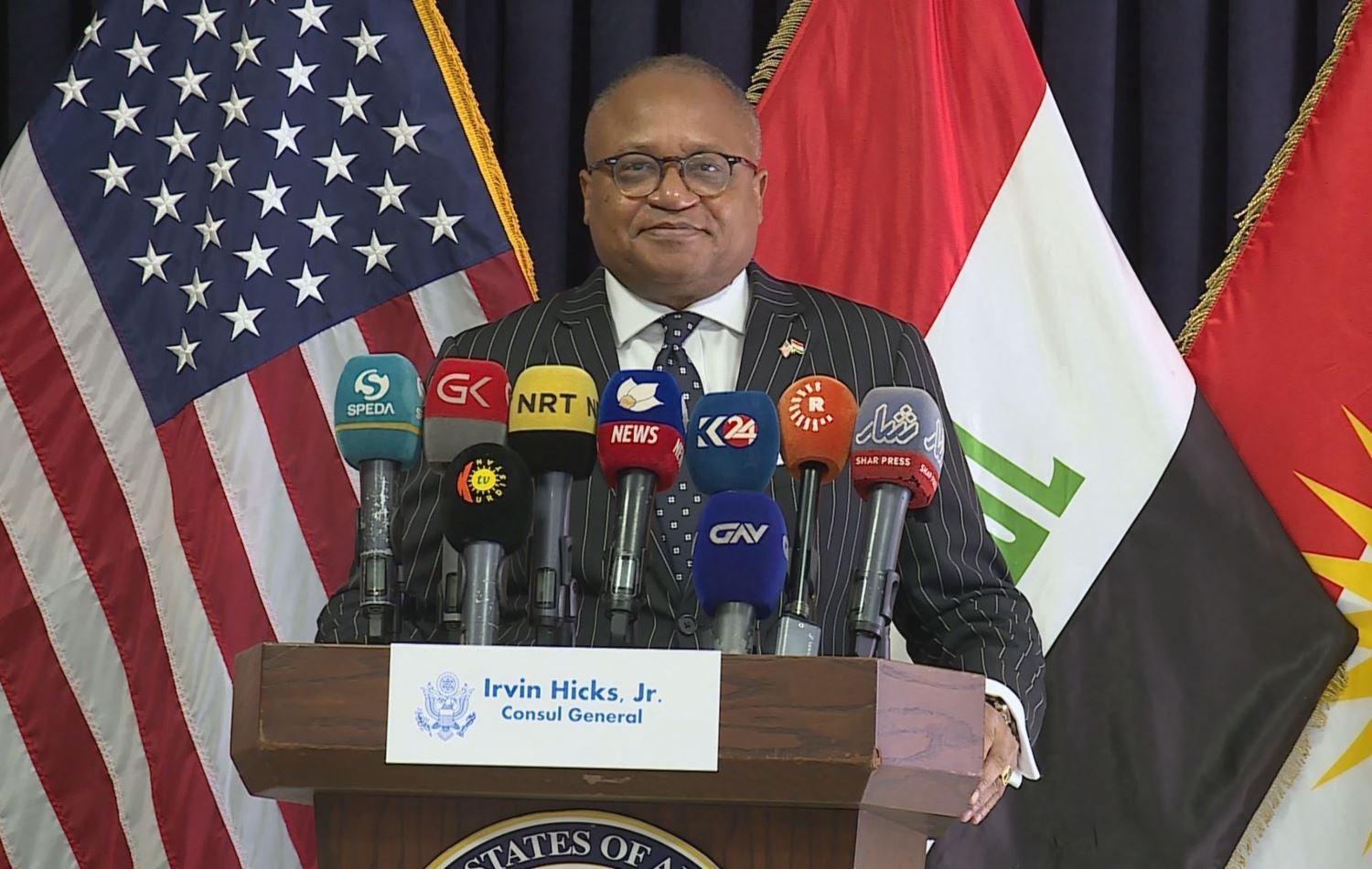 ABD'nin Erbil Başkonsolosu Irvin Hicks / Foto: Rûdaw