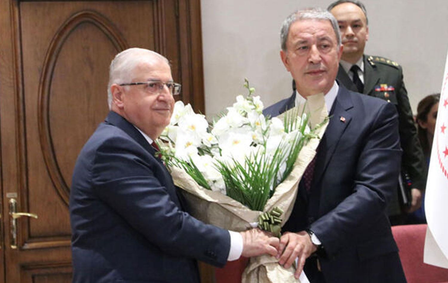 Bakanlıkta devir teslim yapıldı. / DHA