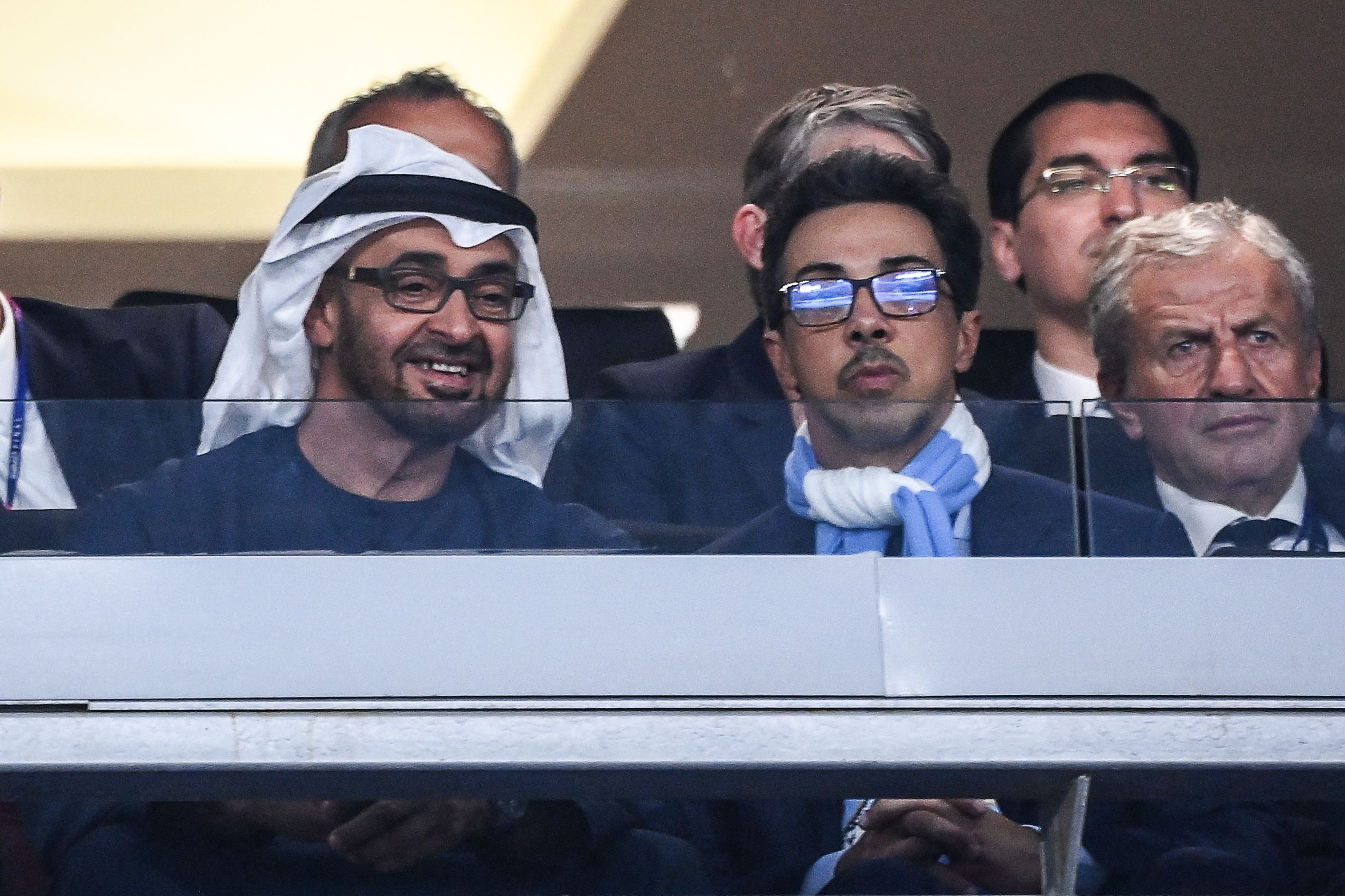 شێخ مەنسوور بن زاید و محەممەد بن زاید