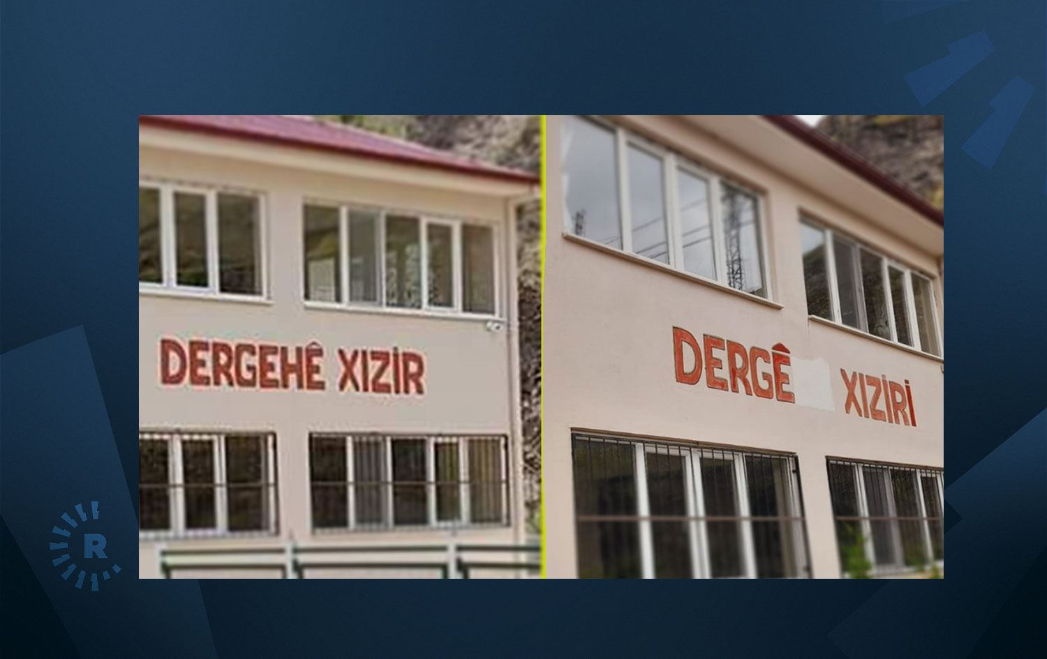 "Dergehê Xızir" yazısının askerler tarafından “Dergê Xıziri" olarak değiştirildiği iddia ediilmişti