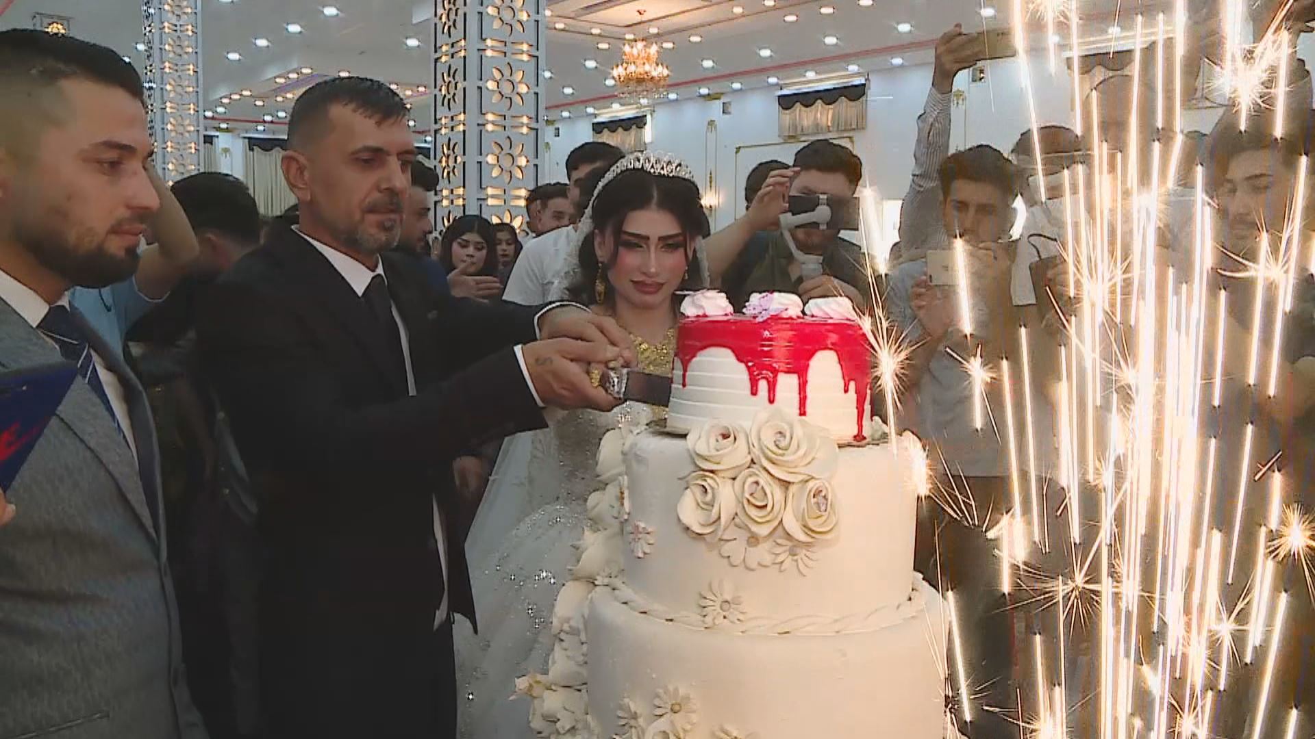 قصة احتفال دخيل وسامية من سنجار بزواجهما مرة ثانية بعد فراق 9 سنوات