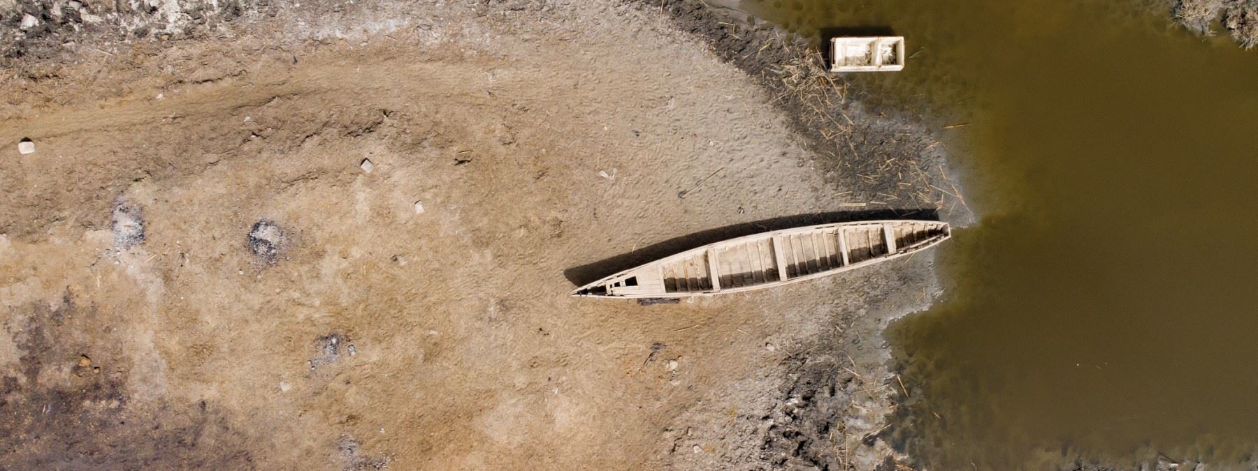 کاریگەریی گۆڕانی کەشوهەوا لە عێراق؛ وشکبوونی بەشێکی زۆری زۆنگاوی حەممار