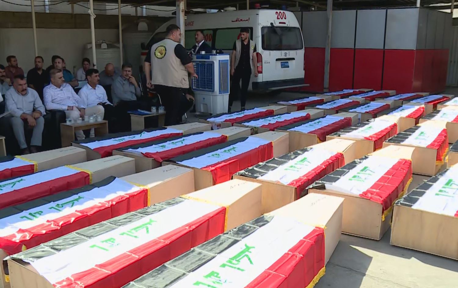 رووفاتی 39 کوردی ئێزدی لە مووسڵ رادەستی کەسوکاریان کرانەوە