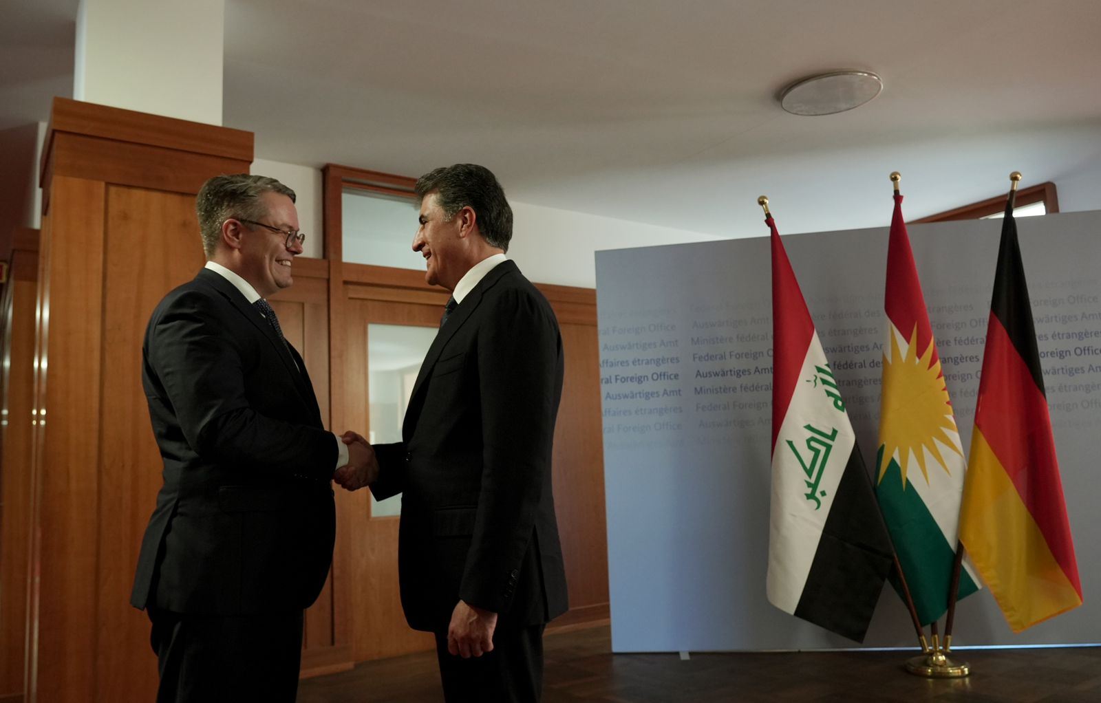 نێچیرڤان بارزانی و تۆبیاس لیندنەر