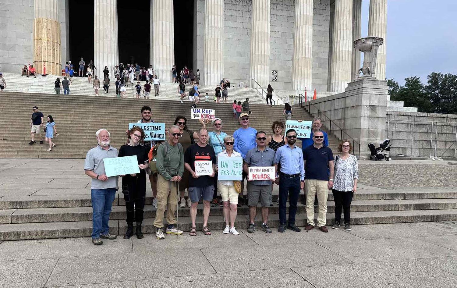 Kurdish activist walking from DC to NY to protest Lausanne treaty