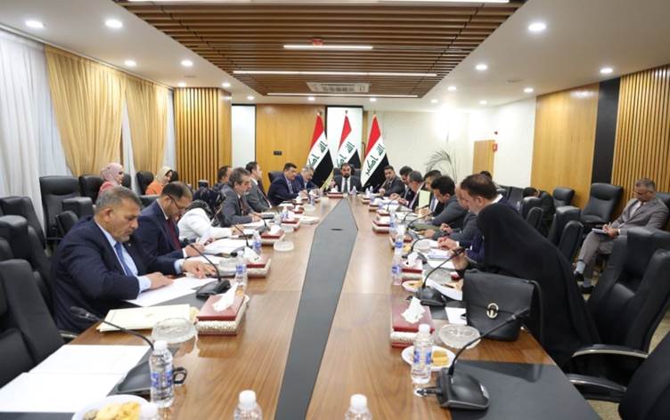 A meeting of the Iraqi Parliament's Oil, Gas and Natural Resources Committee in May