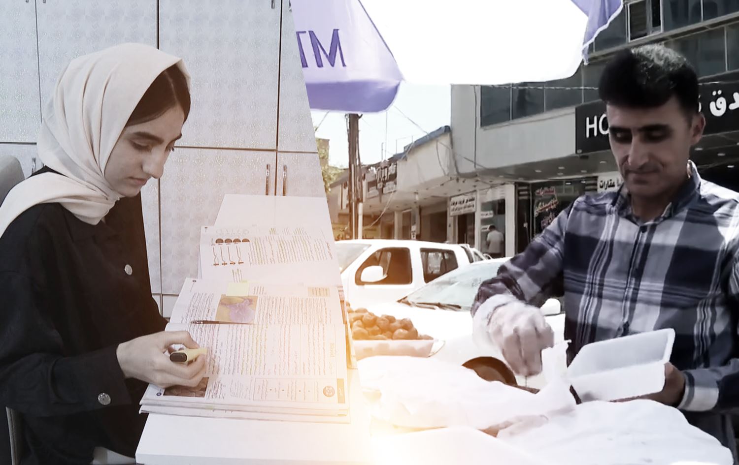 یەکەمی بەشی زانستیی پۆلی 12 لە هەولێر باوکی عارەبانەی پێیە و دەڵێت: هەرگیز نایدۆڕێنم