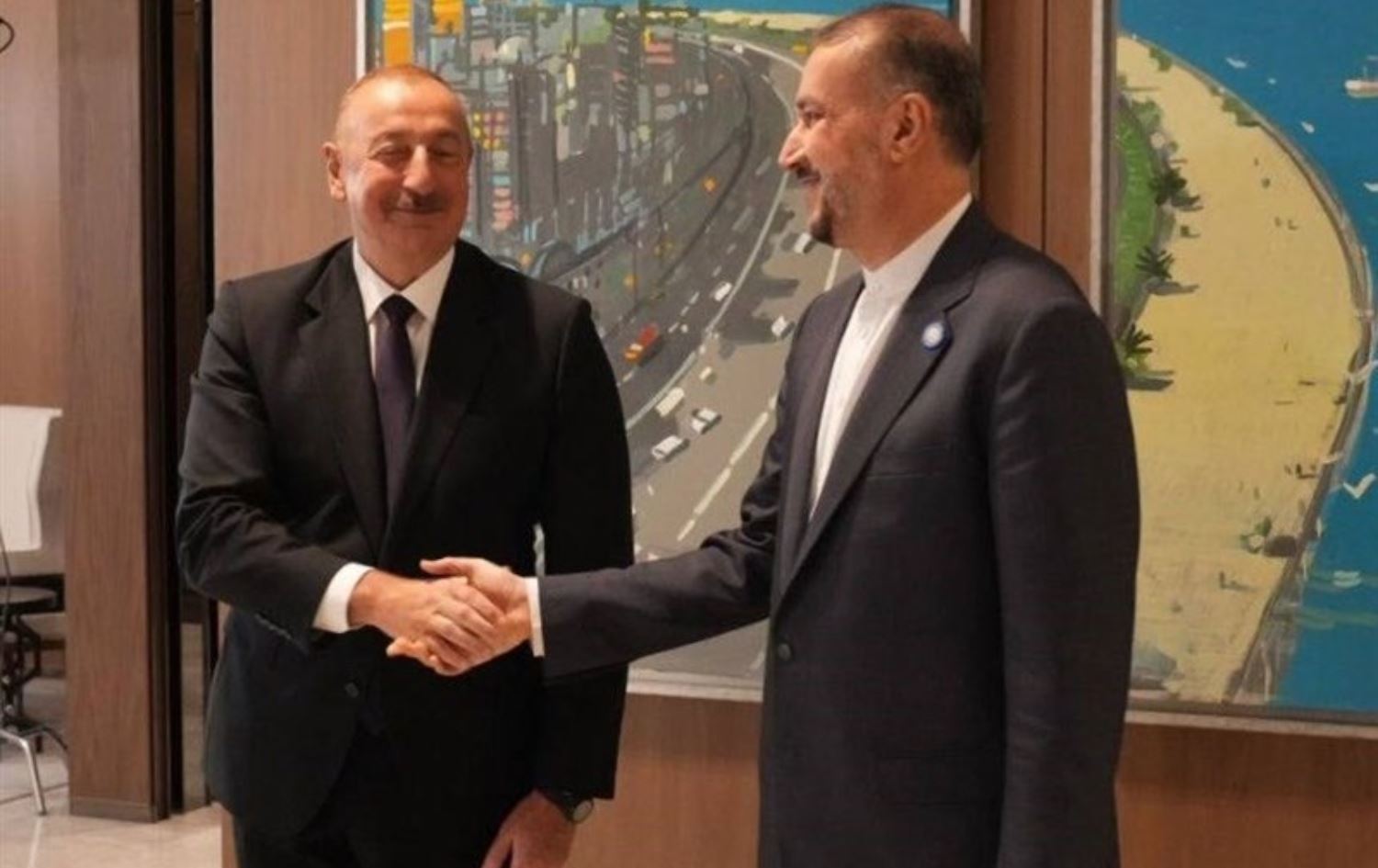 پێشوازیکردنی عەلییڤ لە عەبدوڵڵاهیان