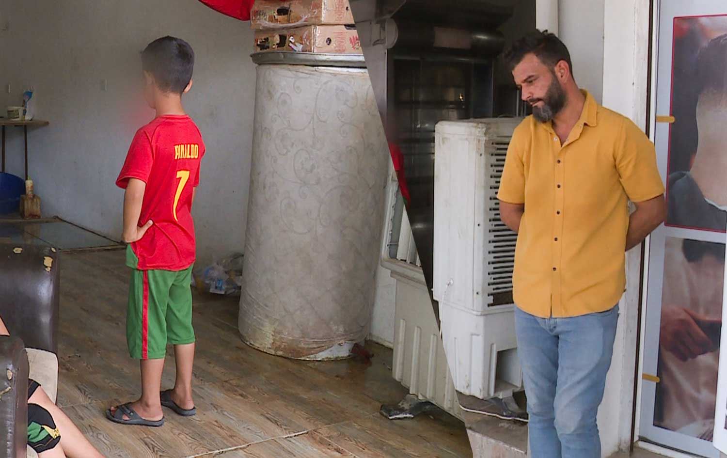 لە خەبات ژنێک سێ منداڵی لە ماڵ دەردەکات؛ لەگەڵ باوکیان لە دووکانێکدا دەمێننەوە