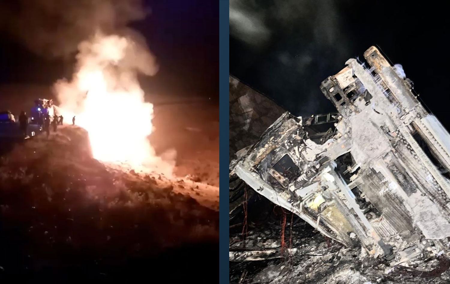 Li Êlihê barhilgirek şewitî: 4 mirî, 2 birîndar!