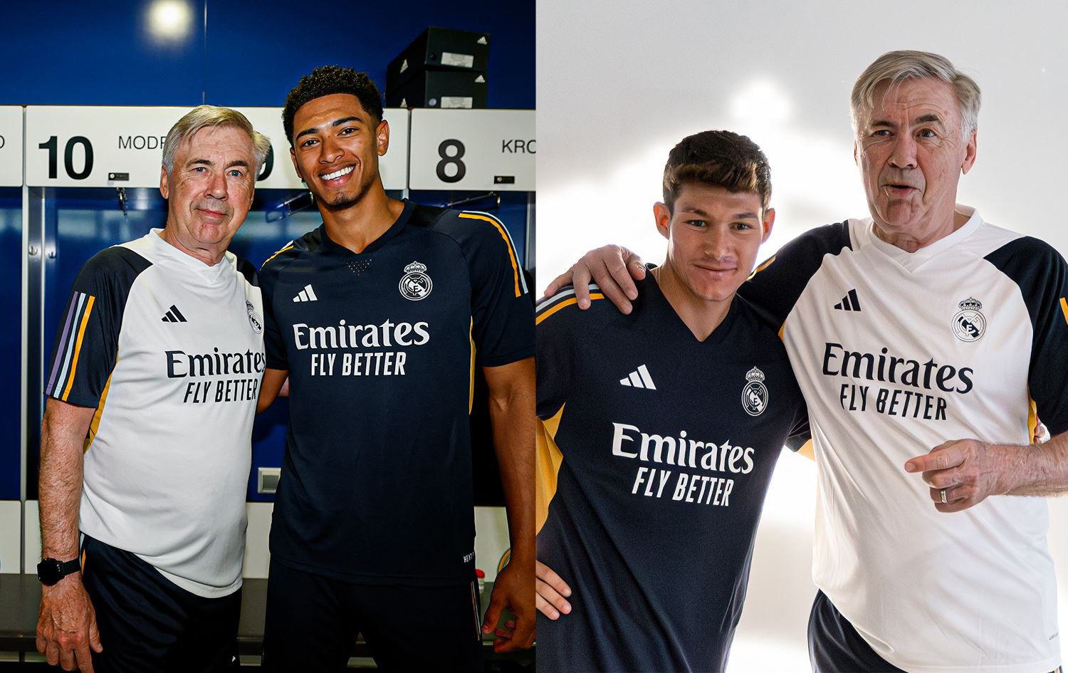 ئەنچێلۆتی لەگەڵ گارسیا و بێلینگهام